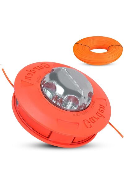 OEM Brushcutter Trimmer Head Drum M10x1.25 Left-Hand + 15m 2.4mm Nylon