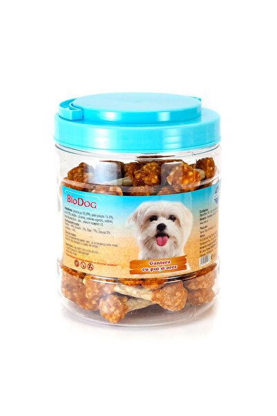 Biodog RECOMPENSE PENTRU CAINI GANTERA CU PUI SI OREZ 500G/CD-04H-R