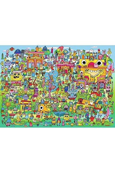 Heye Puzzle 1000 pieces - Doodle Village (Heye-29936)