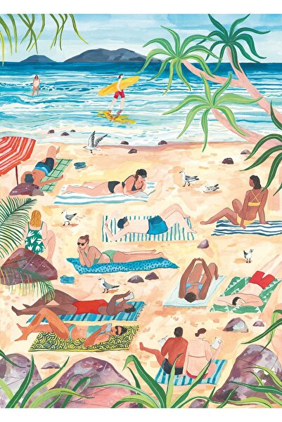 Pieces & Peace Puzzle 1000 pieces - Sofroniou Miranda: Day at the Beach (Piec...
