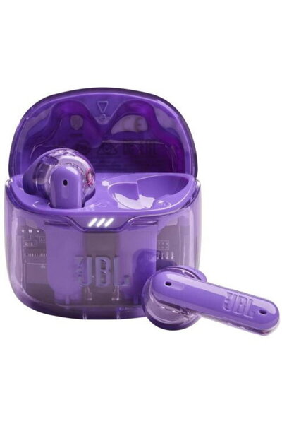 JBL Tune Flex Ghost Edition, Autonomie 7 ore, Bluetooth 5.2, Mov