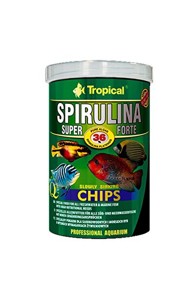 Tropical SUPER SPIRULINA FORTE CHIPS 250ML/130GR/T60574