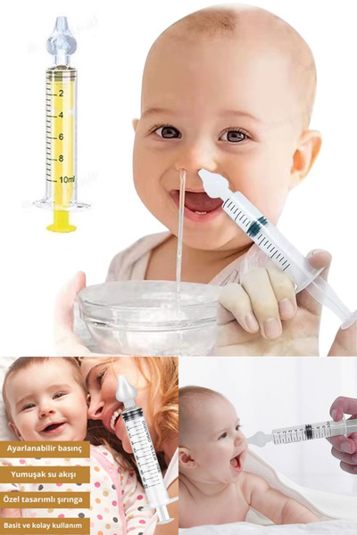 homika dekorasyon Yeniden Kullanılabilir Manuel Burun Temizleyici 10ml Yumuşa...