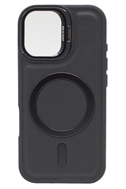 VERTEK Husa Piele Ecologica Magnetic Camera Glass Bracket, Microfibra, pentru...