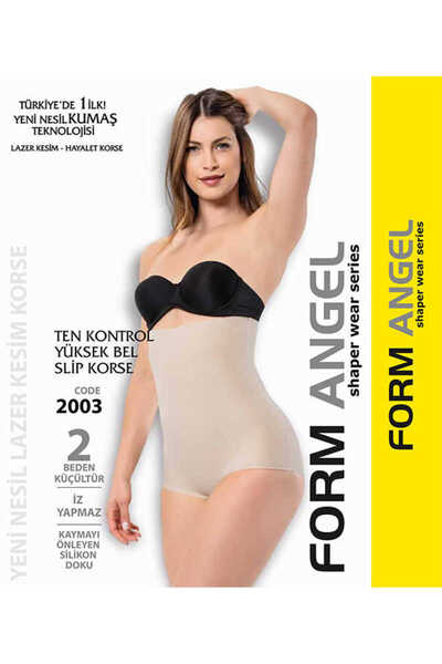 TrendButikBurada Form Angel 2003 High Waist Slip Corset Laser Ksm