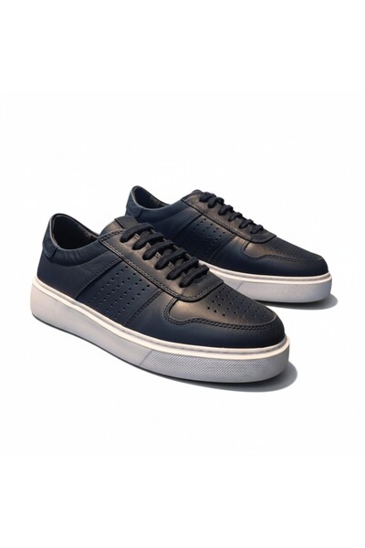 abar classic Men's Genuine De Leather Ne Sneakers a EVA Sole Comfortable Sole...