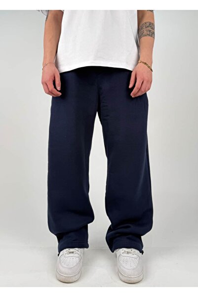 zaee Basic Winter Fabric Adjustable Leg Baggy Sweatpants