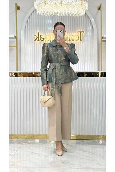 Ahsen Jakarlı Brokar Ceket