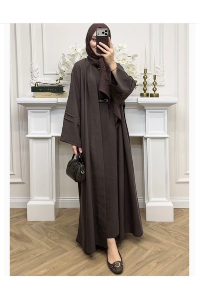 MODA S&S BZLİNE طقم عباية من قماش التينسل