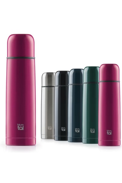 Blumtal 1L BPA Free Insulated Thermos Bottle – Red/Berry