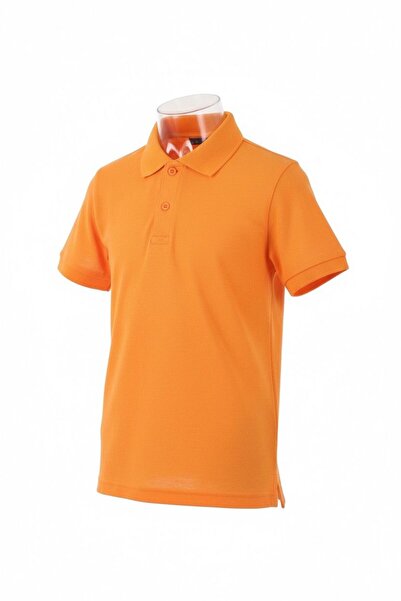 Astra Plus Tricou unisex pentru copii, culoare portocalie, cu mânecă scurtă ș...