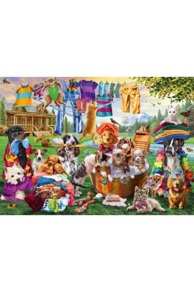 Schmidt Puzzle 1000 pieces - Crazy Garden Of Pets (Schmidt-58978)