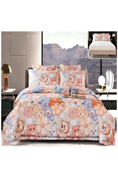 Casa Pucioasa Duvet Cover Set Set - 6 Pieces (PUCIOASA), Thick Satin with Str...