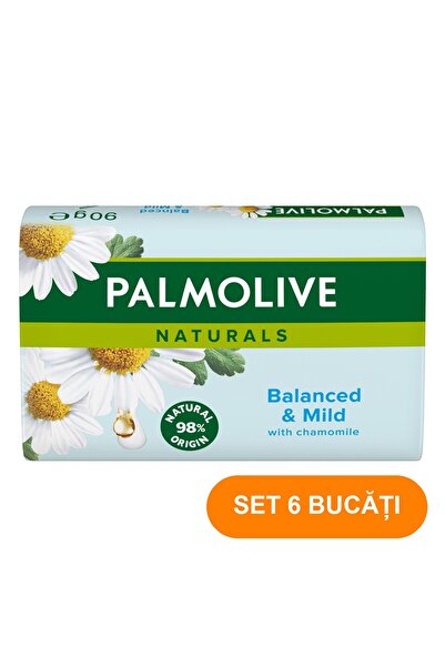 Palmolive SET 6 PIECES - Chamomile & Vitamin E Bar Soap 90 g