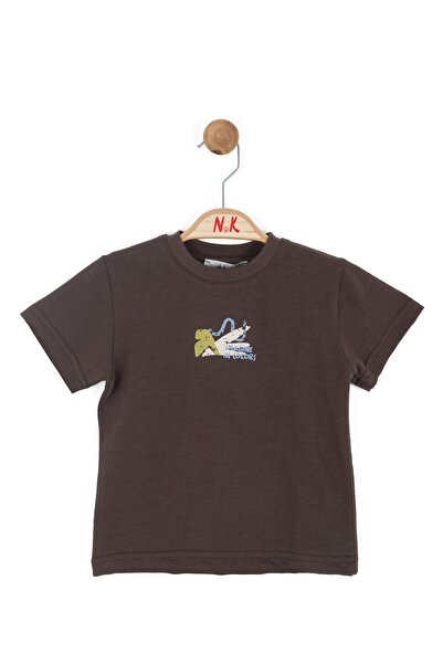 nk kids Baby Boy 1-4 Years Old Short Sleeve T-Shirt Brown
