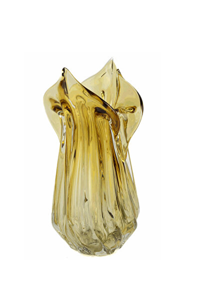 tuan design Amber Lale Cam Vazo 17x37cm