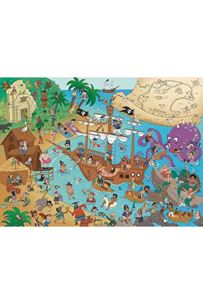 RAVENSBURGER Puzzle 150 Pieces - Pirate Island (Ravensburger-13349)