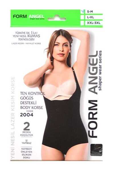 TrendButikBurada Form Angel 2004 Body Corset with Chest Support Laser Ksm
