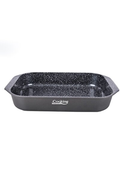 Cooking by Heinner Dark Line tray, cast aluminum, ceramic coating, 39.5 x 26 ...