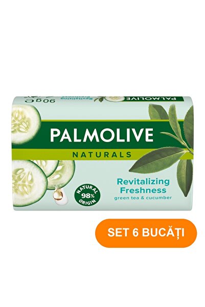 Palmolive SET 6 PIECES - Green Tea & Cucumber Soap Bar 90 g