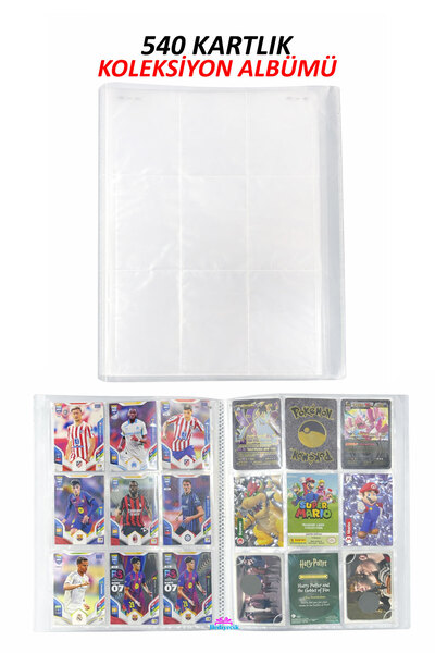 hediyecik Panini 540 Kartlık Koleksiyon Albümü – Şeffaf Kart Dosyası –Koleksi...