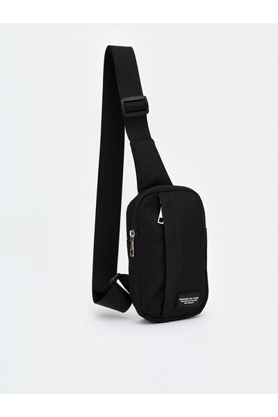 LC Waikiki حقيبة صدر رجالية بسحاب أسود من GULIS GİYİM مقاس كبير