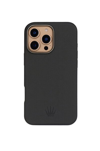 WATCHOFROYAL حافظة مونوكيس لهاتف آيفون 16 برو ماكس باللون الأسود مع خاصية مغن...