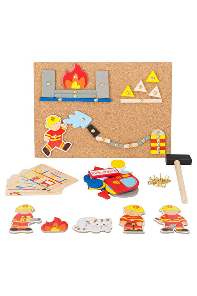 Small Foot Joc interactiv copii, Brigada de pompieri, Small Foot, 3 ani+