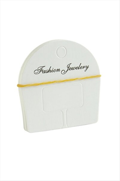 ZERO LAND Nrzsnt Oval Buckle Card 200 Pieces (175655) - White