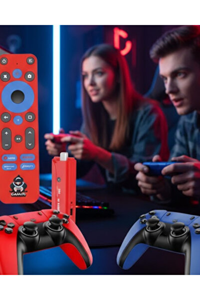 UCUZTEKNO Android Game Stick 10K HD 64GB Çift Kollu TV Oyun Konsolu