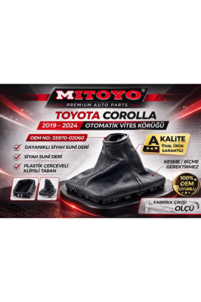 MITOYO Toyota Corolla 2019-2024 Automatic Gear Shift Boot 35970-02060 Compati...