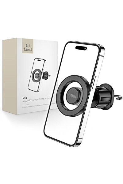 Tech-Protect Suport auto magnetic N51 MAGSAFE pentru ventilație, negru