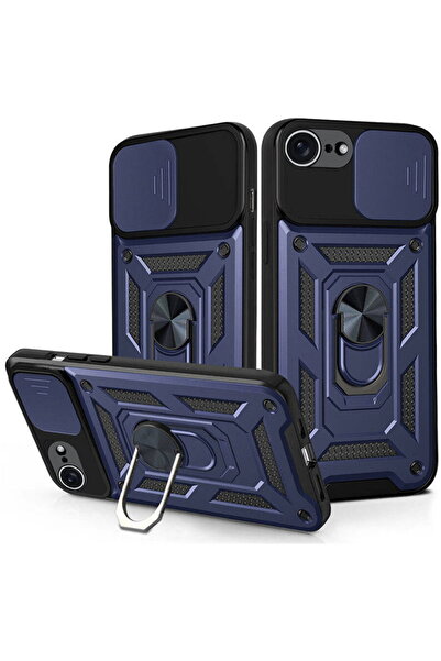 Techsuit iPhone SE 4 2025 Case - CamShield Series - Blue