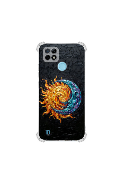 PrintiFy Corner Protection Case Compatible with Realme C21 Metamorphosis Cosm...