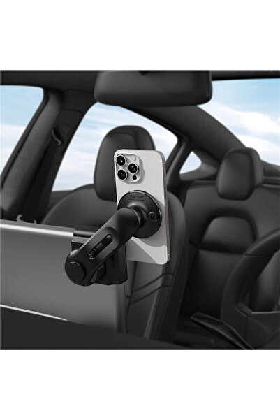 Spigen Tesla TapLock MagSafe Car Mount Holder, black - Screen