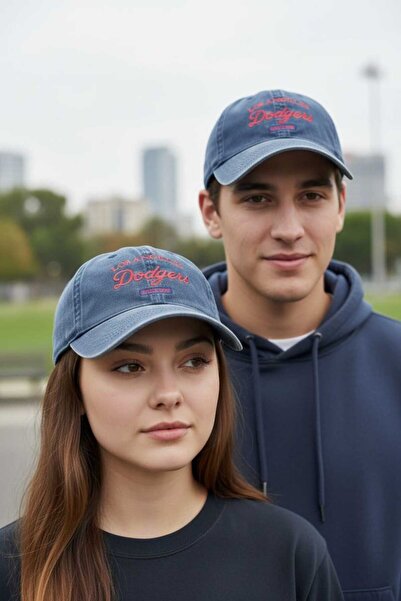 Aware Time Unisex Özle Washed Denim Cap Hat