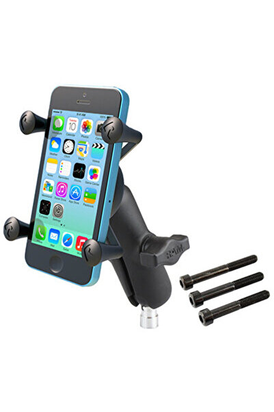 ram mounts Suport telefon X-Grip cu bază de prindere pentru ghidonul motocicl...