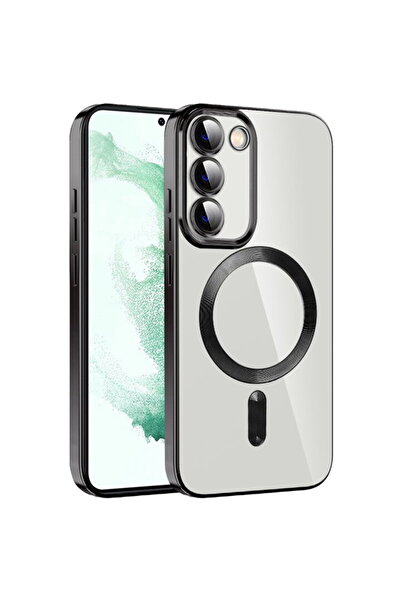 Techsuit Case for Samsung Galaxy S21 FE 5G - Luxury Crystal MagSafe - Black