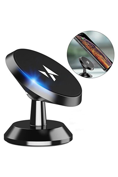 WOZINSKY Tablou de bord auto magnetic 360 autoadeziv negru (WMH-05)