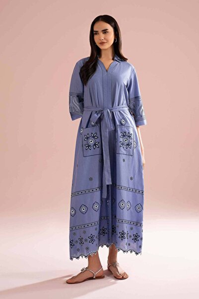 Nishat Linen Embroidered Dress - AS 26-03