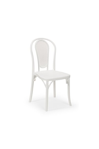 Tilia Sozo-C Polipropilen Sandalye Süt Beyaz - Bahçe, Balkon, Dış Mekan, Kafe...