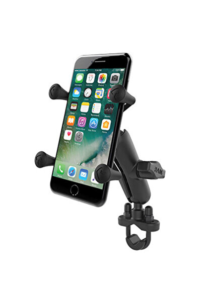 ram mounts Suport telefon X-Grip cu bază tip șurub în U pentru ghidon