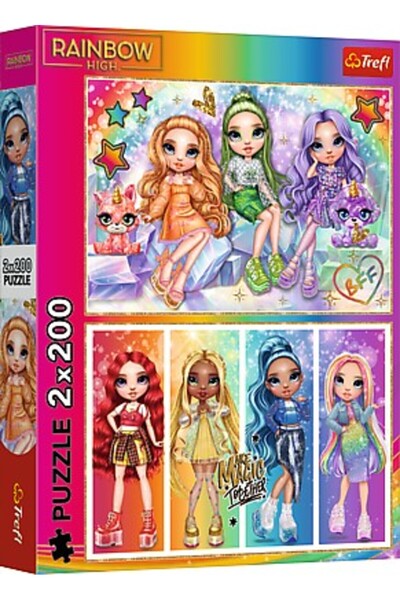 Trefl Puzzle 200 pieces - Rainbow Dolls - MGA Rainbow High (Trefl-13335)