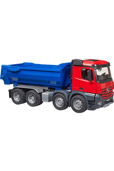 Bruder Mercedes Benz Arocs Halfpipe tipper truck, model vehicle