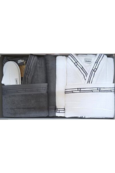 Özdilek مجموعة فيلوتو العائلية باللون الرمادي الكريمي