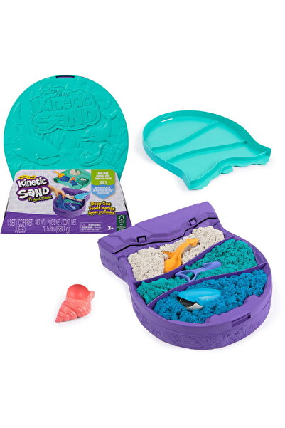 Spinmaster Spin Master Kinetic Sand Project Planet - Set de joacă Ocean, Nisi...