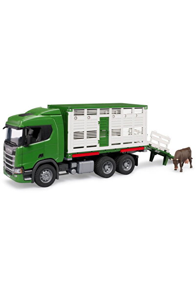 Bruder Scania Super 560R Tiertransport-LKW (incl. 1 coaja)