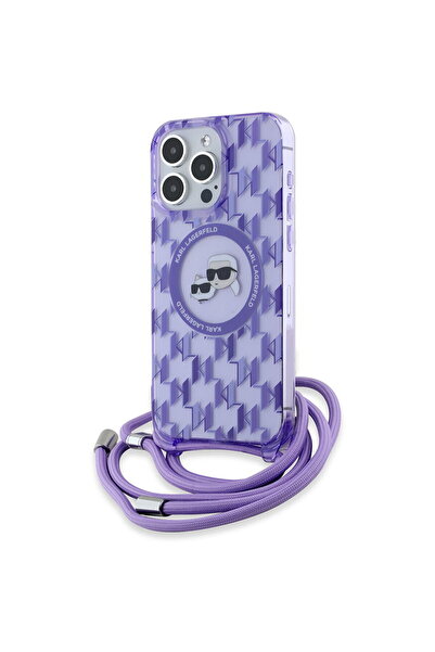 Karl Lagerfeld Husa pentru iPhone 15 Pro Max - IML Crossbody MagSafe (KLHMP15...