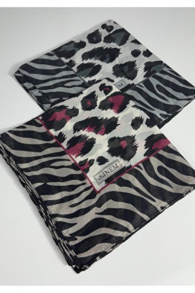 Sinem İndia L Leopard Printed 2-Pack Scarf -6294-13