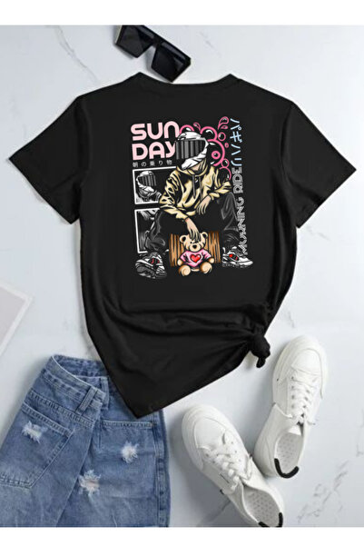 barsdepo Sun Day Printed T-Shirt, Oversized Unisex T-Shirt Child / Adult